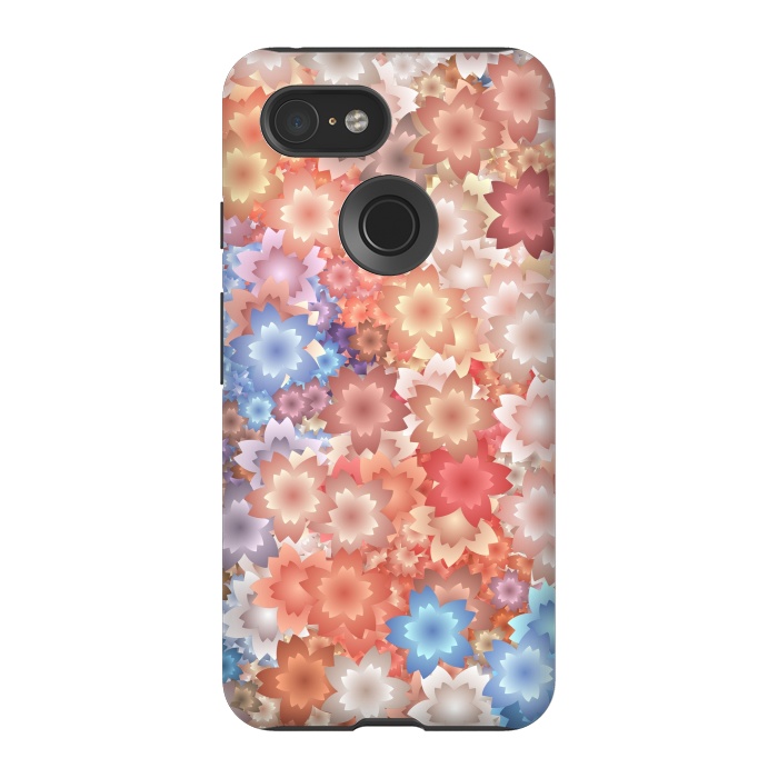 Pixel 3 StrongFit Flowers flames by Winston