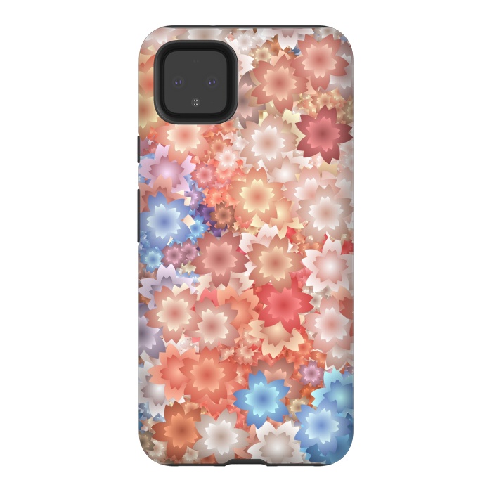 Pixel 4XL StrongFit Flowers flames by Winston