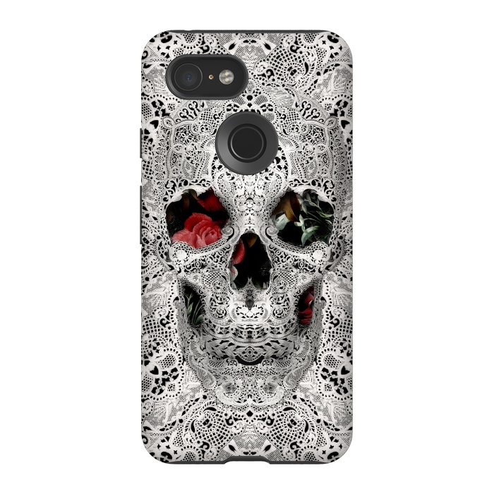 Pixel 3 StrongFit Lace Skull 2 by Ali Gulec