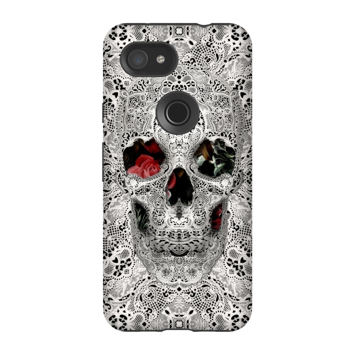 Pixel 3A StrongFit Lace Skull 2 by Ali Gulec