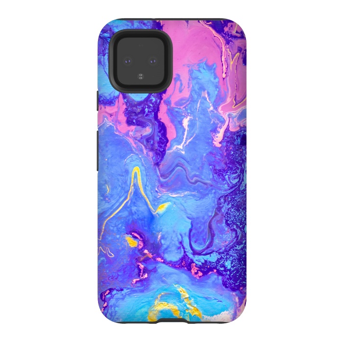 Pixel 4 StrongFit Colorful Modern Art by ArtsCase
