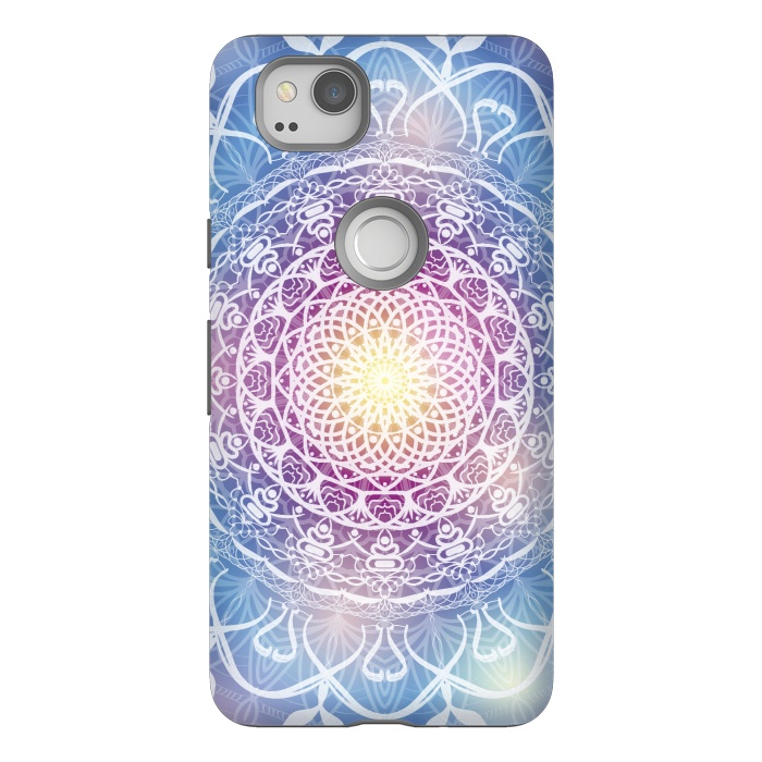 Pixel 2 StrongFit Abstract Mandala Design by ArtsCase