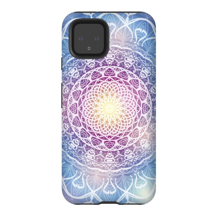 Pixel 4 StrongFit Abstract Mandala Design by ArtsCase