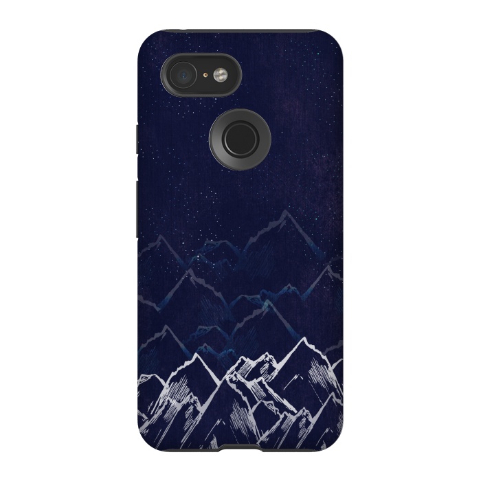 Pixel 3 StrongFit Mountain Mist by Rose Halsey