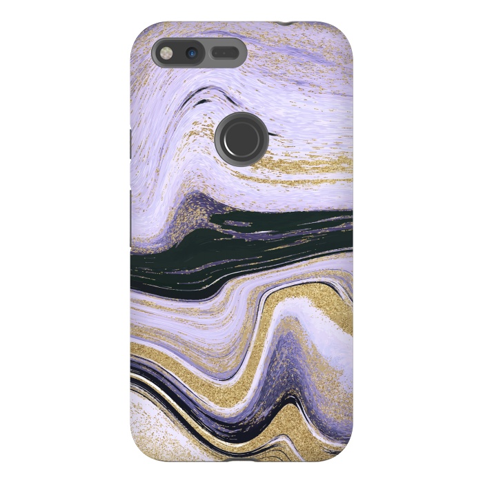 Pixel XL StrongFit Ink Painting Abstract Pattern by ArtsCase