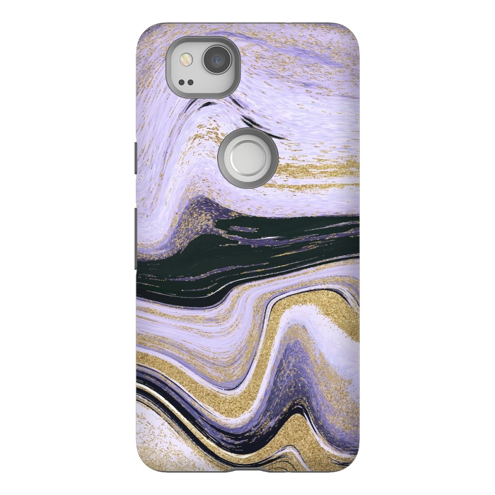 Pixel 2 StrongFit Ink Painting Abstract Pattern by ArtsCase