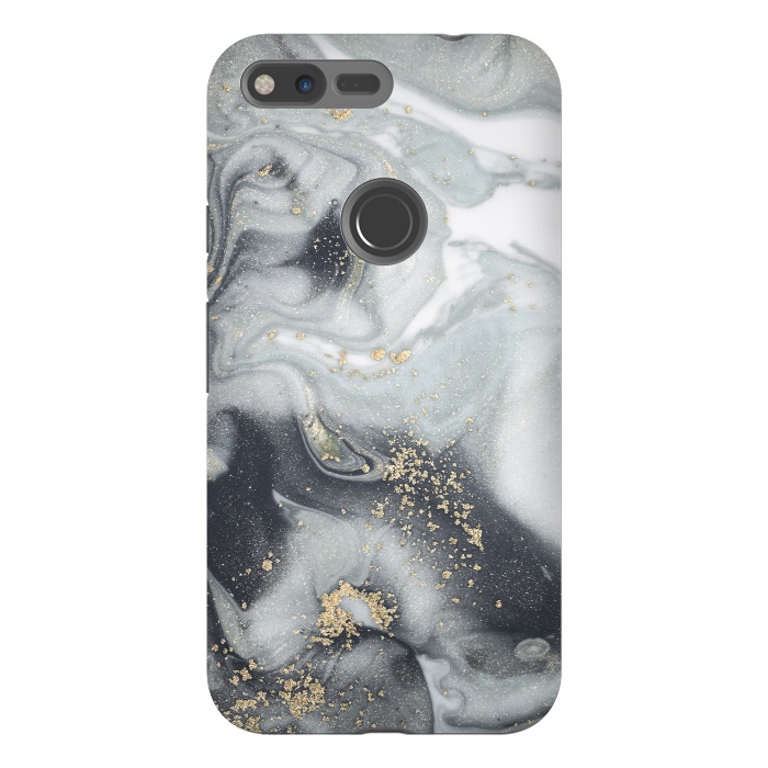 Pixel XL StrongFit Style Incorporates the Swirls of Marble by ArtsCase