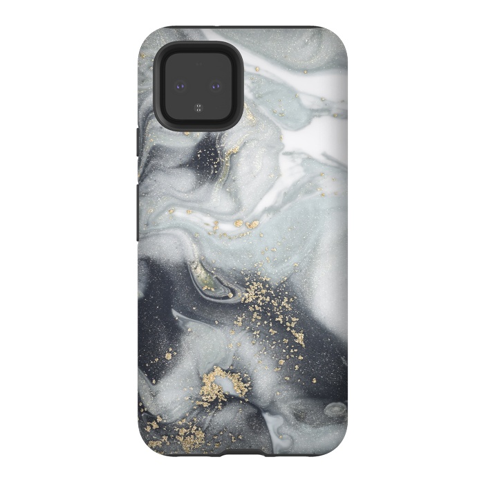 Pixel 4 StrongFit Style Incorporates the Swirls of Marble by ArtsCase
