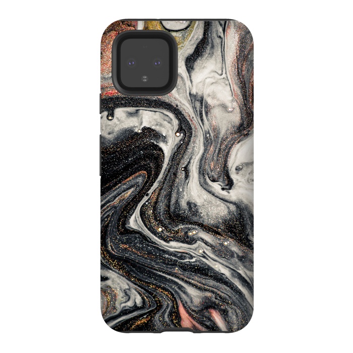 Pixel 4 StrongFit Swirls of Marble and The Ripples of Agate by ArtsCase
