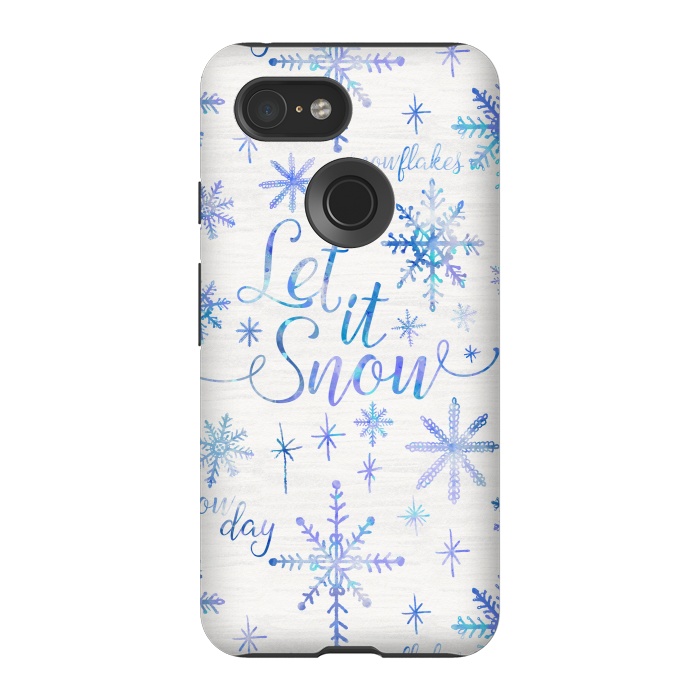 Pixel 3 StrongFit Let It Snow by Noonday Design