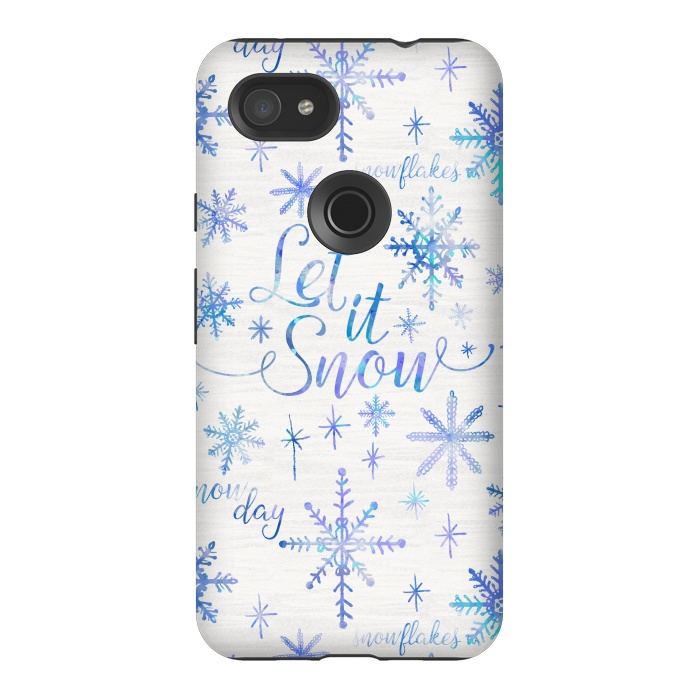 Pixel 3AXL StrongFit Let It Snow by Noonday Design