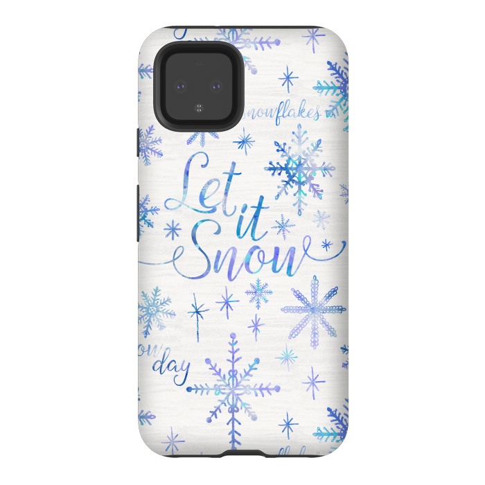 Pixel 4 StrongFit Let It Snow by Noonday Design