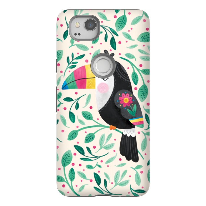 Pixel 2 StrongFit Cheeky Toucan by Noonday Design