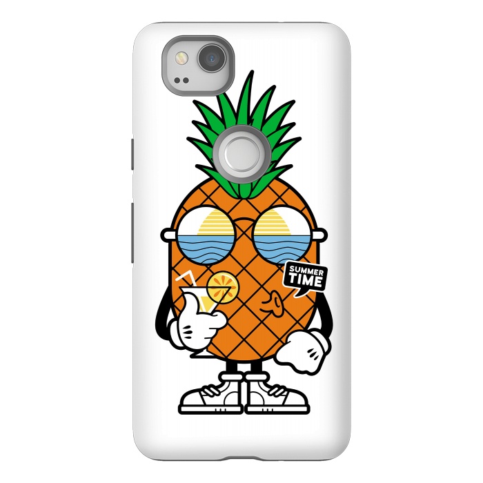 Pixel 2 StrongFit Pineapple Summer by Afif Quilimo