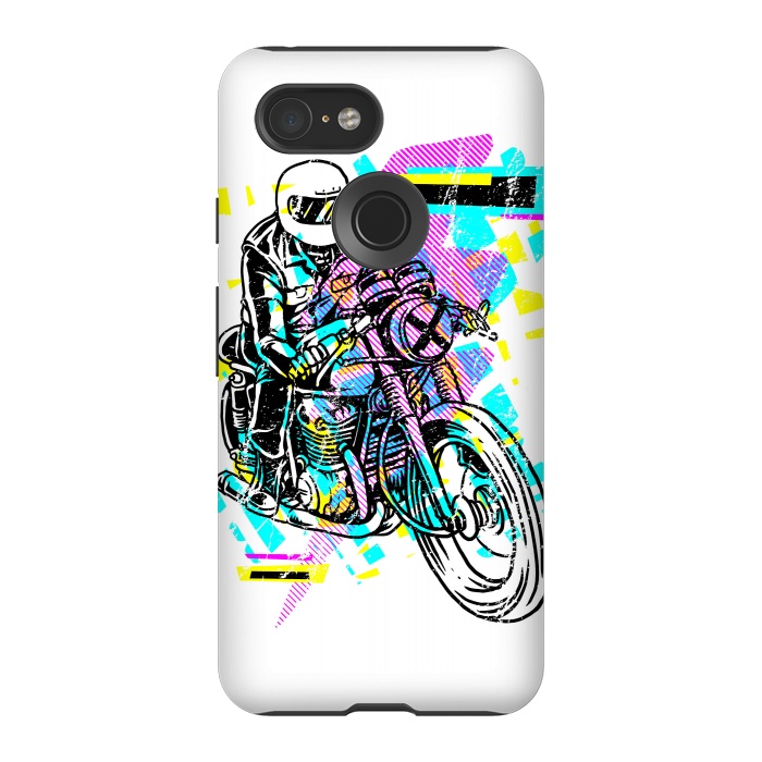 Pixel 3 StrongFit Pop Biker by Afif Quilimo