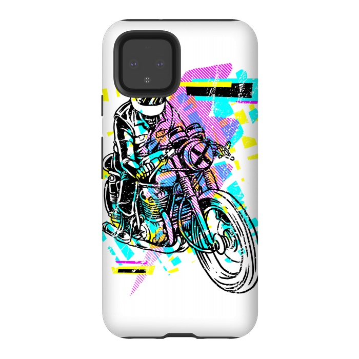 Pixel 4 StrongFit Pop Biker by Afif Quilimo