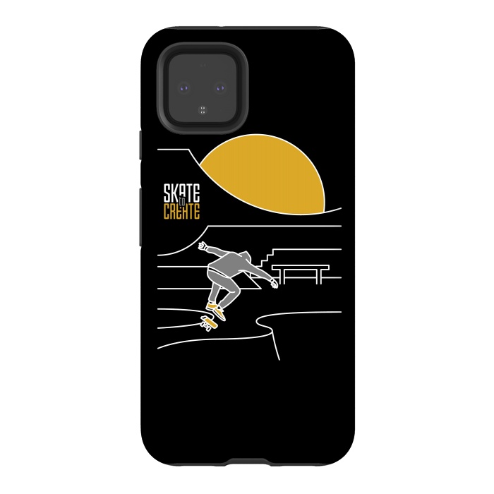 Pixel 4 StrongFit Skate to Creat by Afif Quilimo