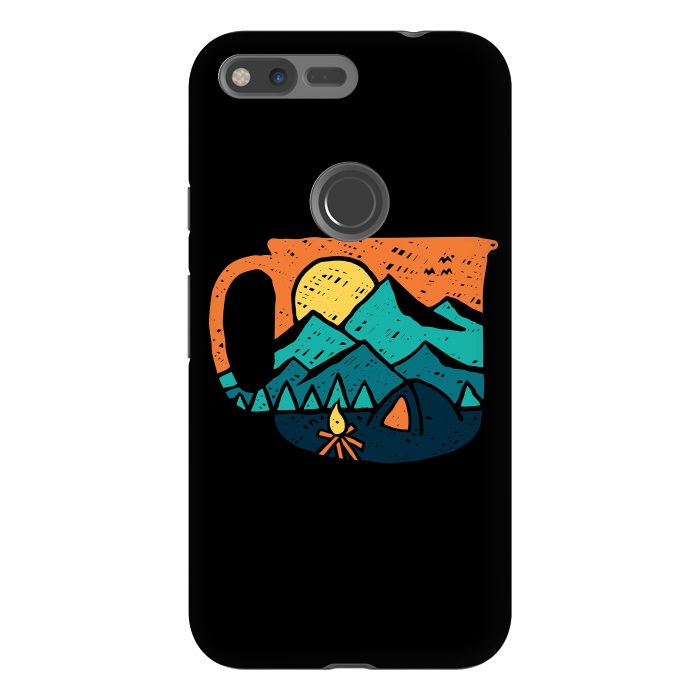 Pixel XL StrongFit Coffee and Adventure by Afif Quilimo