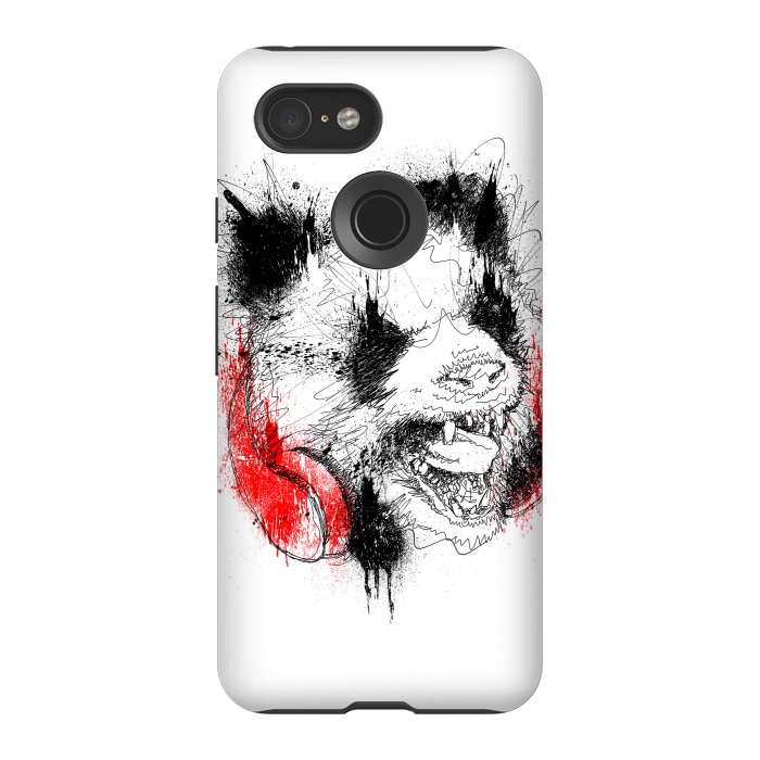 Pixel 3 StrongFit Panda Roar Scratch  by Afif Quilimo
