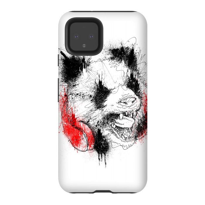 Pixel 4 StrongFit Panda Roar Scratch  by Afif Quilimo