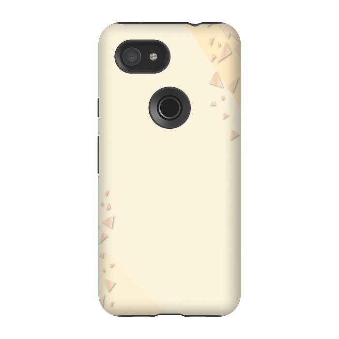 Pixel 3A StrongFit offwhite crystal pattern by MALLIKA