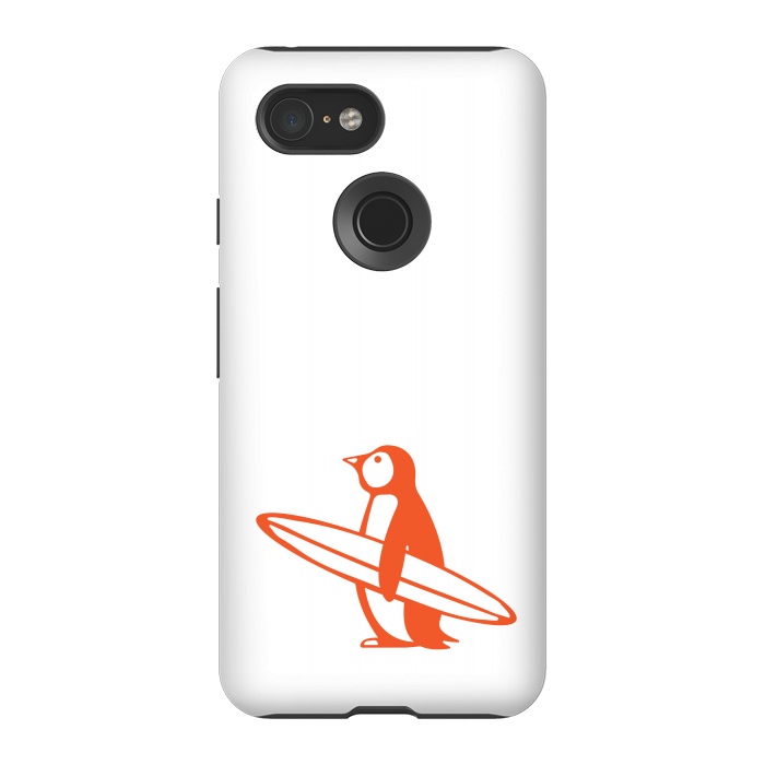 Pixel 3 StrongFit SURF PENGUIN by Arif Rahman