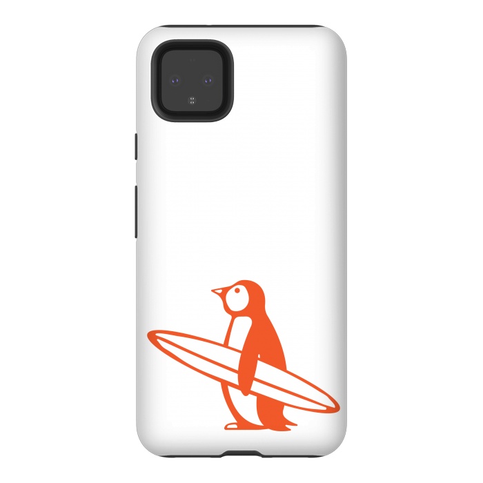 Pixel 4XL StrongFit SURF PENGUIN by Arif Rahman