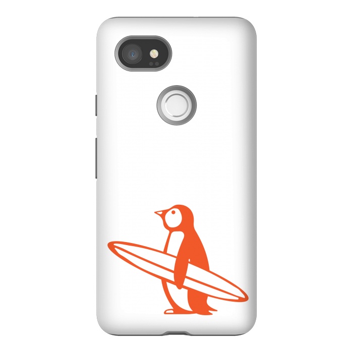 Pixel 2XL StrongFit SURF PENGUIN by Arif Rahman