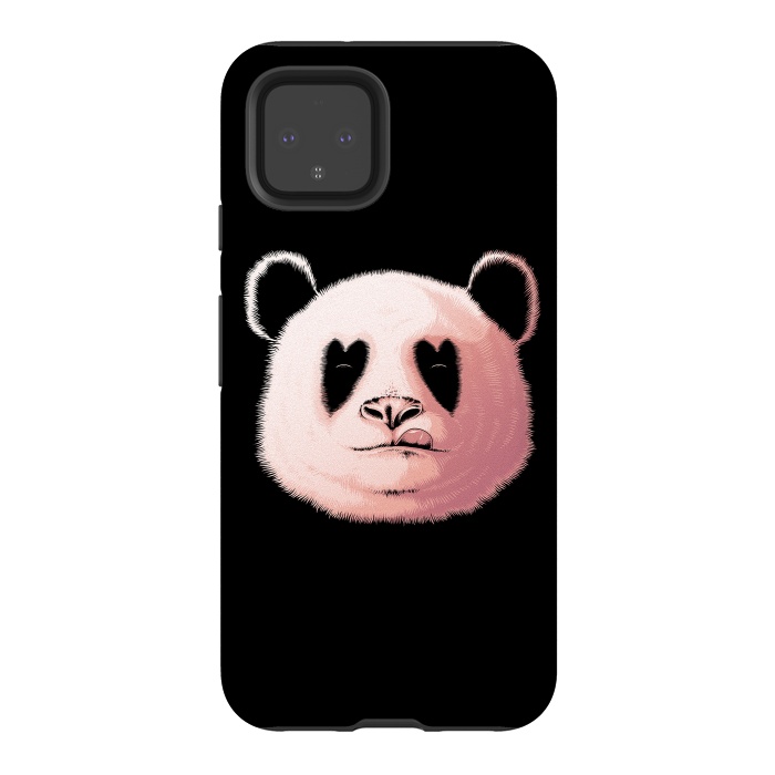 Pixel 4 StrongFit Panda in Love by Afif Quilimo