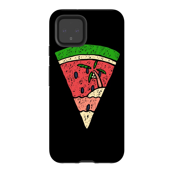 Pixel 4 StrongFit Watermelon and Beach by Afif Quilimo