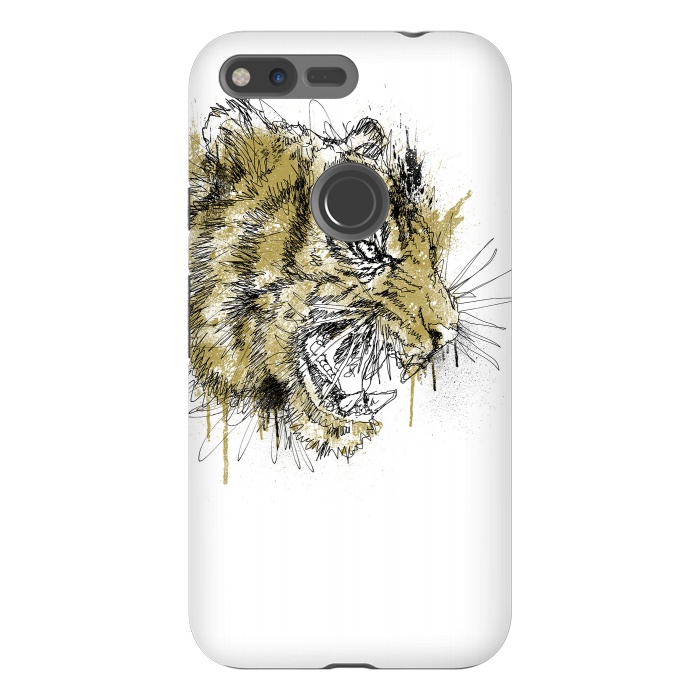 Pixel XL StrongFit Tiger Roar Scratch by Afif Quilimo