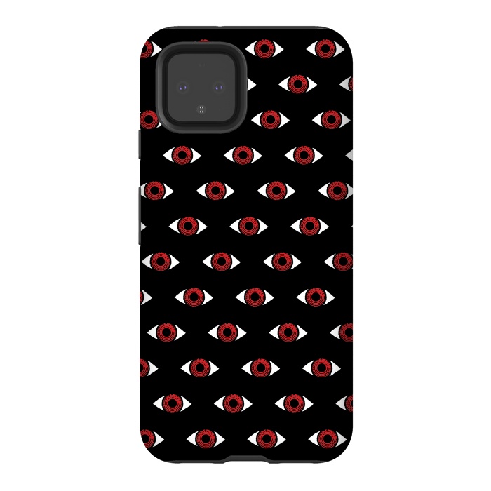 Pixel 4 StrongFit Red eye pattern by Laura Nagel