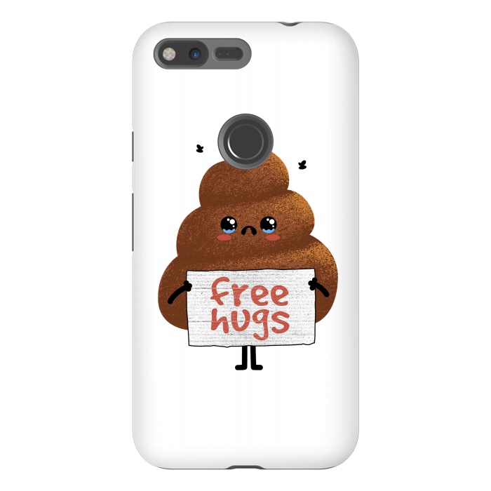 Pixel XL StrongFit Free Hugs Poop by Afif Quilimo