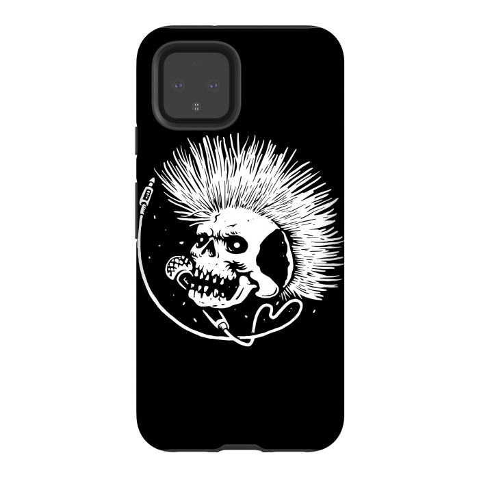 Pixel 4 StrongFit Skull Punk by Afif Quilimo