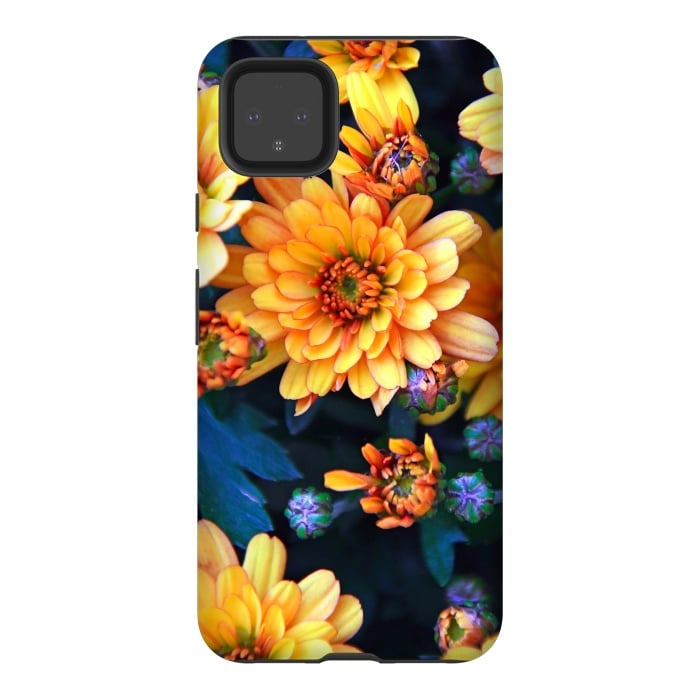 Pixel 4XL StrongFit Chrysanthemums by Winston