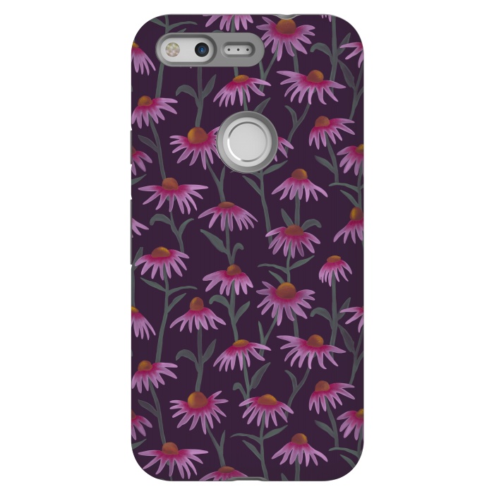 Pixel StrongFit Echinacea Flowers by Tishya Oedit