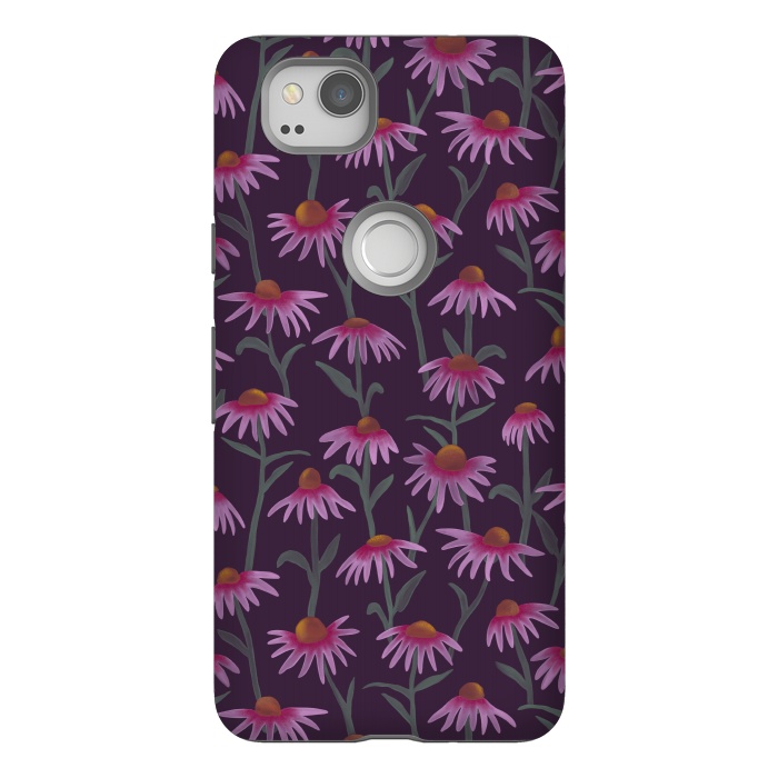 Pixel 2 StrongFit Echinacea Flowers by Tishya Oedit