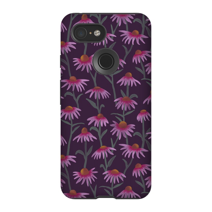 Pixel 3 StrongFit Echinacea Flowers by Tishya Oedit