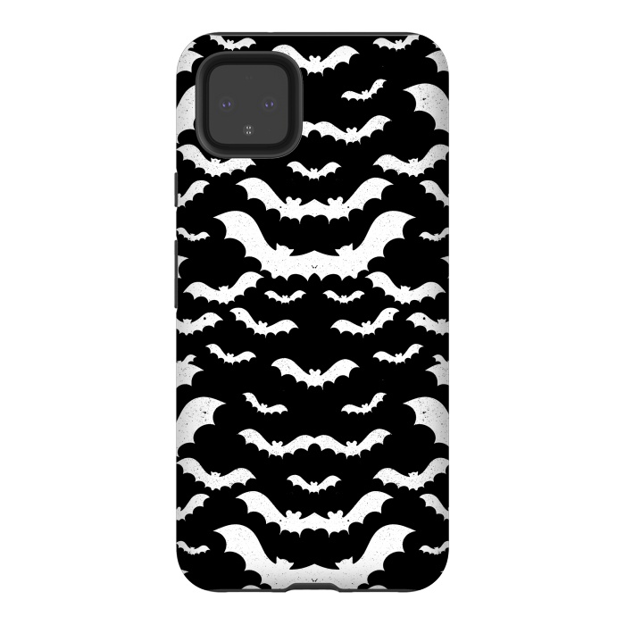 Pixel 4XL StrongFit Spooky bats Halloween pattern by Oana 
