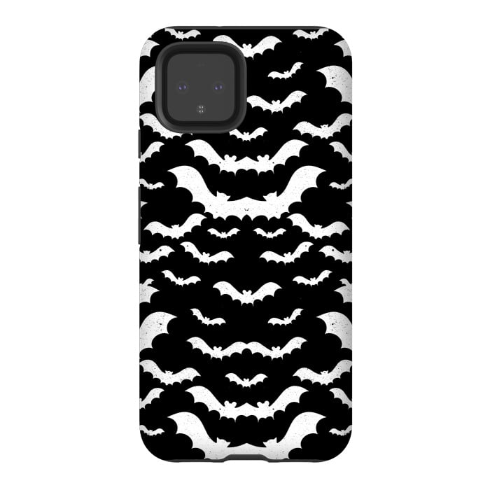 Pixel 4 StrongFit Spooky bats Halloween pattern by Oana 