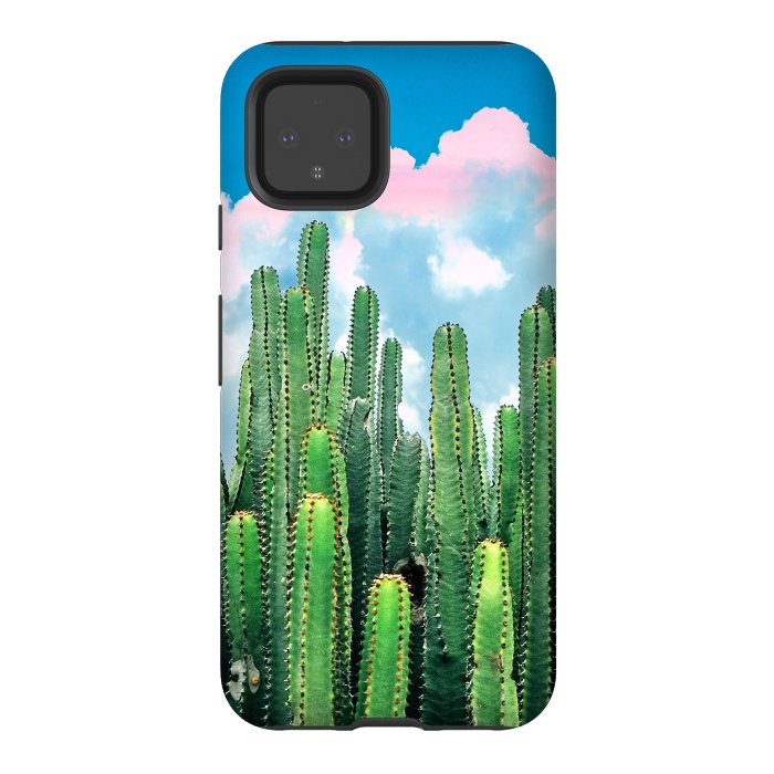 Pixel 4 StrongFit Cactus Summer by Uma Prabhakar Gokhale