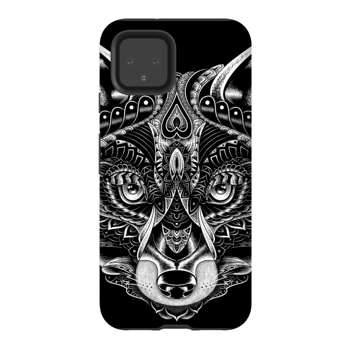 Pixel 4 StrongFit Fox Ornate by Afif Quilimo