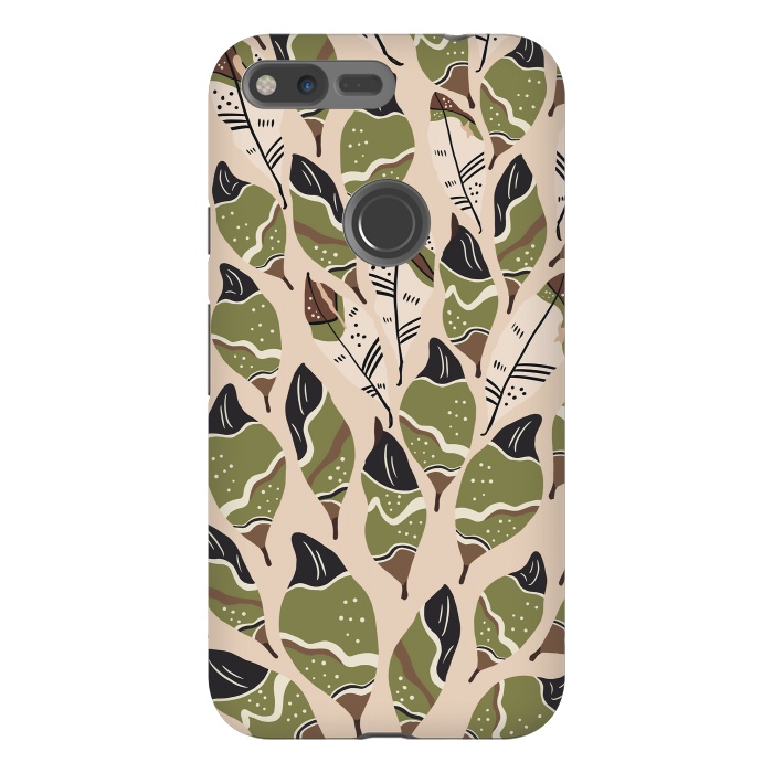 Pixel XL StrongFit Feather bohemian green by Mmartabc