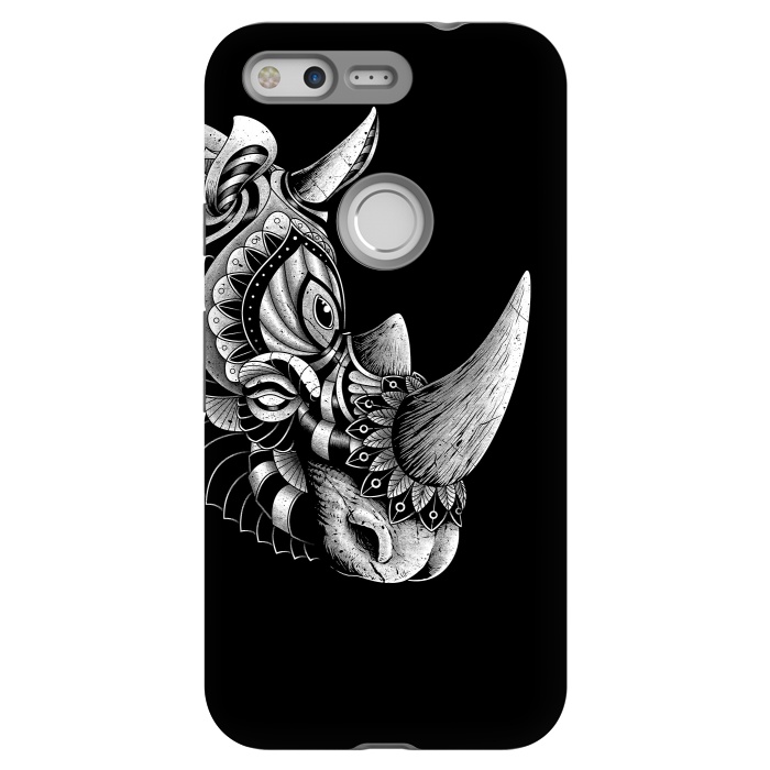 Pixel StrongFit Rhino Ornate (Black) by Afif Quilimo