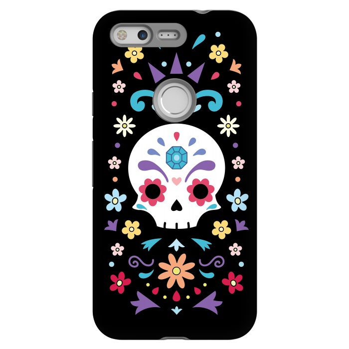 Pixel StrongFit Cute day of the dead by Laura Nagel