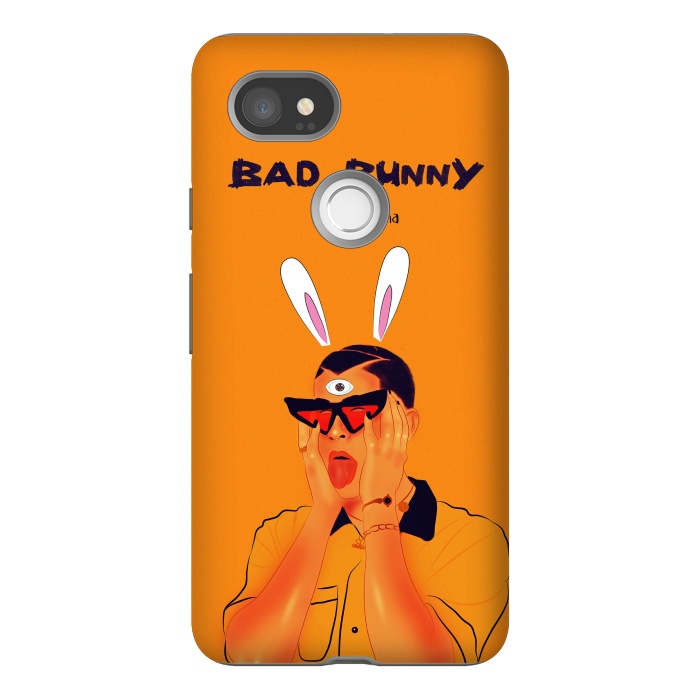 Pixel 2XL StrongFit bad bunny by stephania