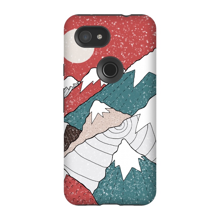 Pixel 3A StrongFit The winter snow peaks by Steve Wade (Swade)