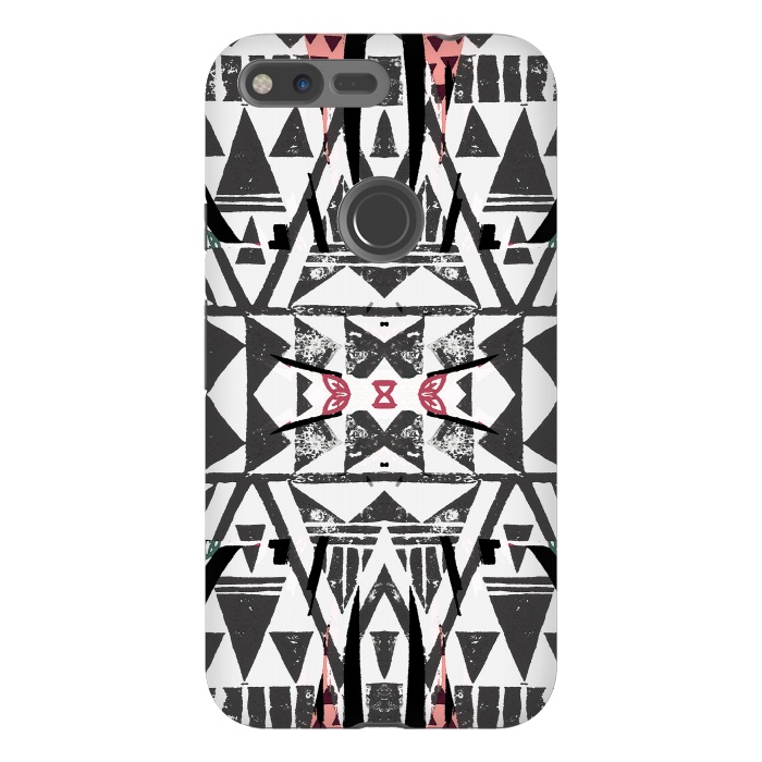 Pixel XL StrongFit Ethnic tribal triangles by Oana 