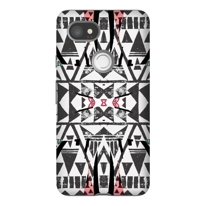 Pixel 2XL StrongFit Ethnic tribal triangles by Oana 