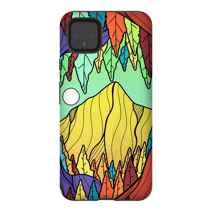Pixel 4XL StrongFit The forest cave by Steve Wade (Swade)